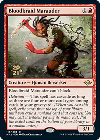 Bloodbraid Marauder - Foil Bloodbraid Marauder