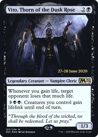 Vito, Thorn of the Dusk Rose - Foil Vito Thorn Of The Dusk Ro