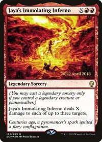 Jaya's Immolating Inferno - Foil Jaya S Immolating Inferno