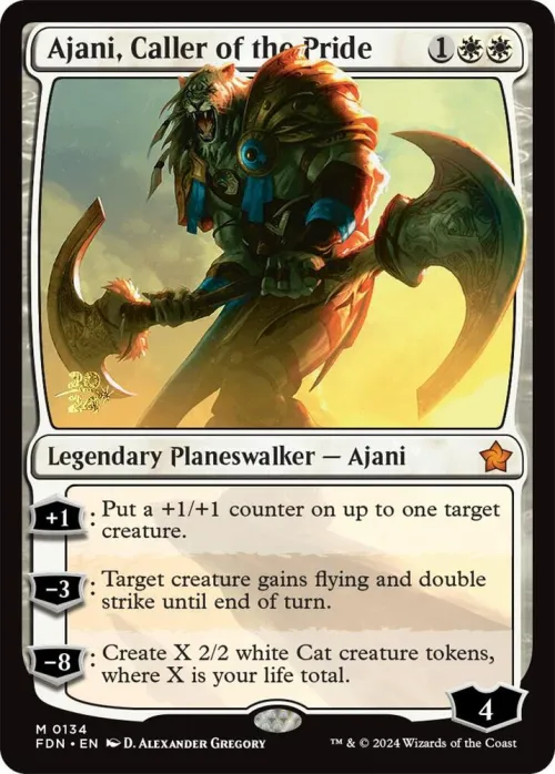 Ajani, Caller of the Pride - Foil Ajani Caller Of The Pride