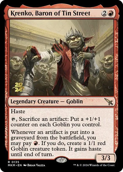 Krenko, Baron of Tin Street - Foil Krenko Baron Of Tin Stree