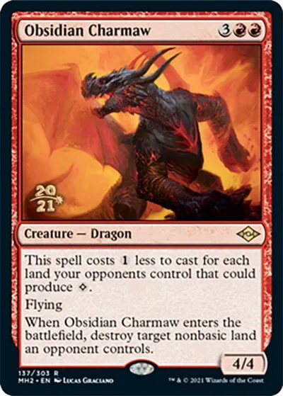 Obsidian Charmaw - Foil Obsidian Charmaw