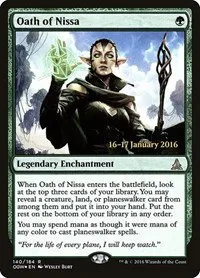 Oath of Nissa - Foil Oath Of Nissa
