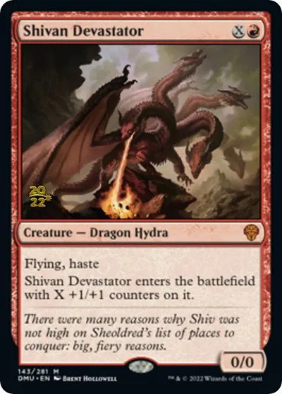 Shivan Devastator - Foil Shivan Devastator