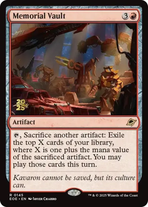 Memorial Vault - Foil Memorial Vault