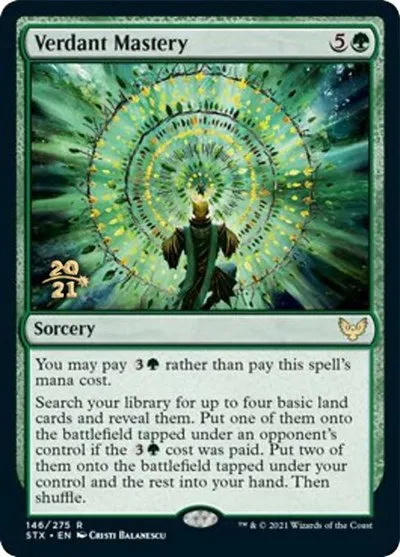 Verdant Mastery - Foil Verdant Mastery