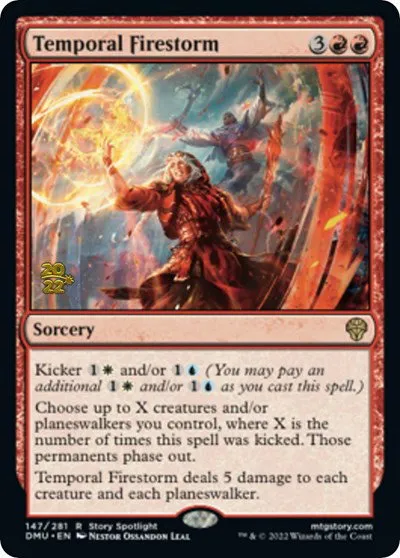 Temporal Firestorm - Foil Temporal Firestorm