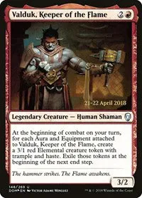 Valduk, Keeper of the Flame - Foil Valduk Keeper Of The Flam