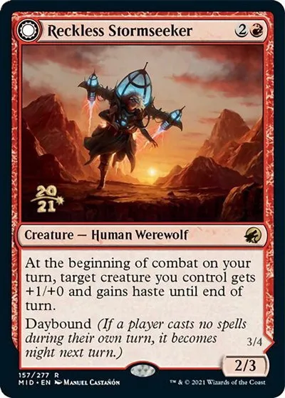 Reckless Stormseeker - Foil Reckless Stormseeker