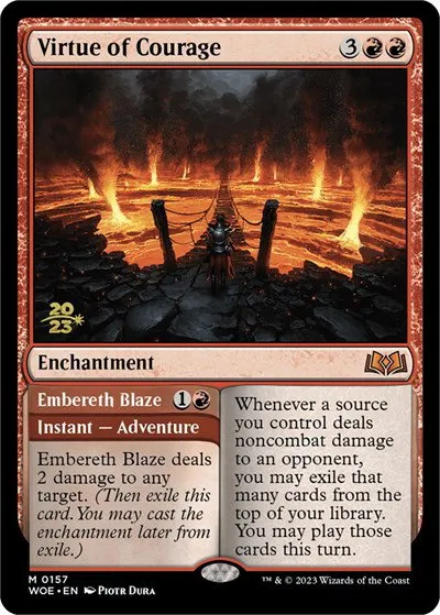 Virtue of Courage - Foil Virtue Of Courage