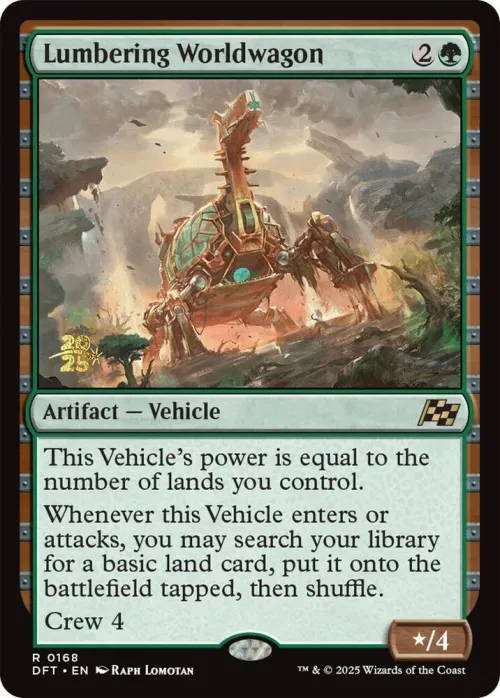 Lumbering Worldwagon - Foil Lumbering Worldwagon