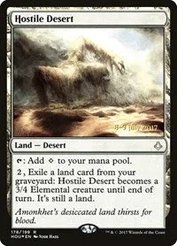 Hostile Desert - Foil Hostile Desert