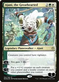 Ajani, the Greathearted - Foil Ajani The Greathearted