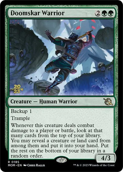 Doomskar Warrior - Foil Doomskar Warrior