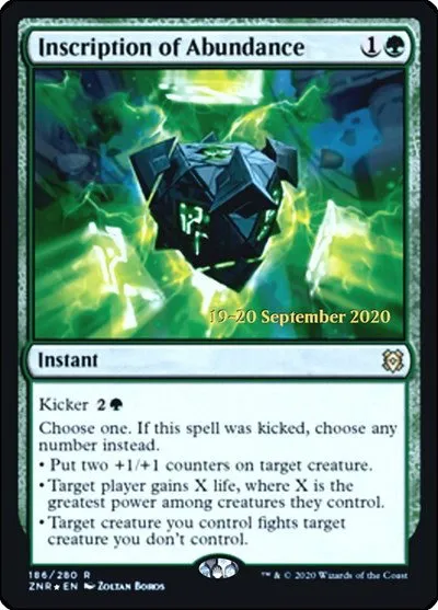 Inscription of Abundance - Foil Inscription Of Abundance