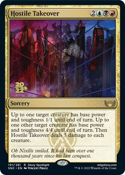 Hostile Takeover - Foil Hostile Takeover