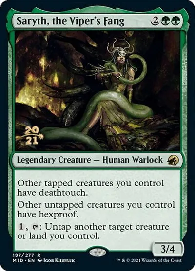Saryth, the Viper's Fang - Foil Saryth The Viper S Fang