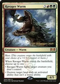 Ravager Wurm - Foil Ravager Wurm