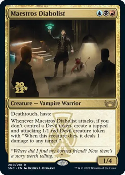 Maestros Diabolist - Foil Maestros Diabolist