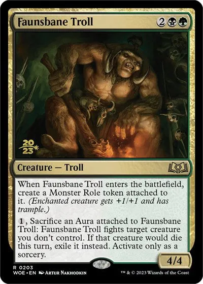 Faunsbane Troll - Foil Faunsbane Troll
