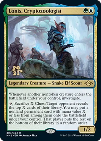 Lonis, Cryptozoologist - Foil Lonis Cryptozoologist