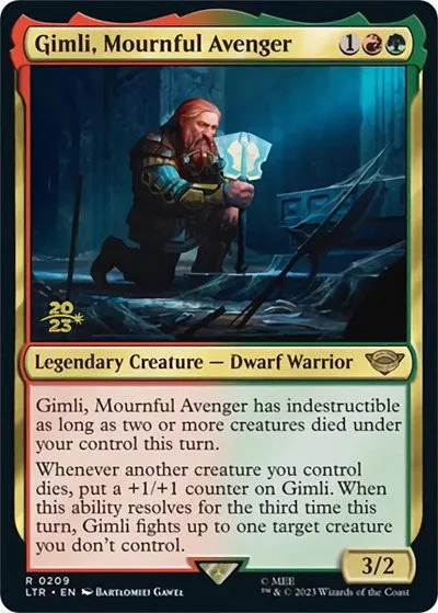 Gimli, Mournful Avenger - Foil Gimli Mournful Avenger