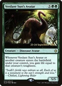 Verdant Sun's Avatar - Foil Verdant Sun S Avatar
