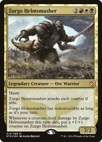 Zurgo Helmsmasher - Foil Zurgo Helmsmasher