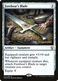 Forebear's Blade - Foil Forebear S Blade