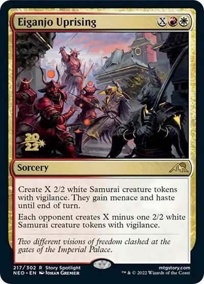 Eiganjo Uprising - Foil Eiganjo Uprising