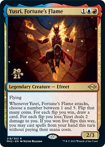 Yusri, Fortune's Flame - Foil Yusri Fortune S Flame