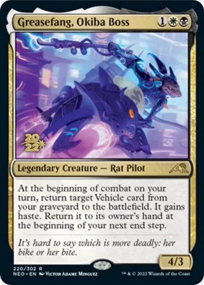 Greasefang, Okiba Boss - Foil Greasefang Okiba Boss