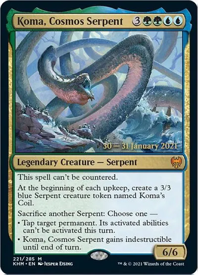 Koma, Cosmos Serpent - Foil Koma Cosmos Serpent