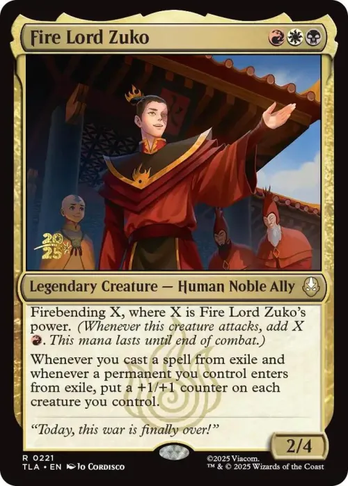 Fire Lord Zuko - Foil Fire Lord Zuko