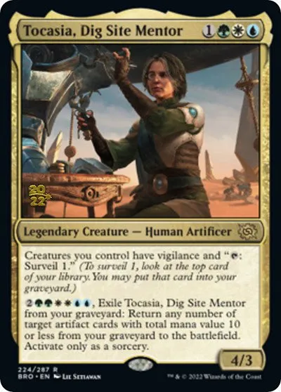 Tocasia, Dig Site Mentor - Foil Tocasia Dig Site Mentor