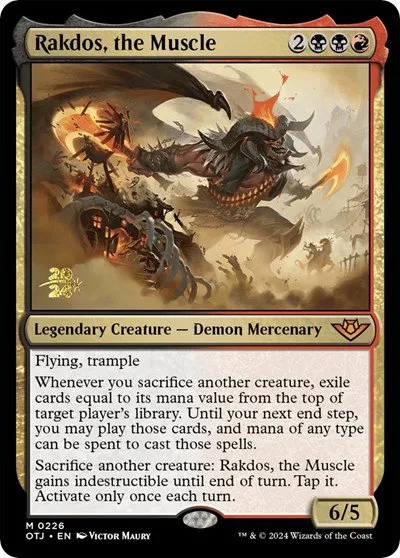 Rakdos, the Muscle - Foil Rakdos The Muscle
