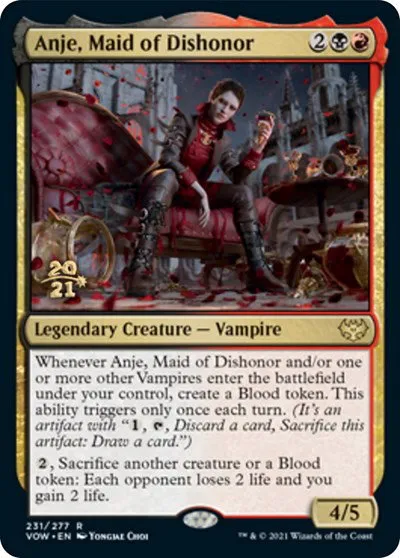 Anje, Maid of Dishonor - Foil Anje Maid Of Dishonor