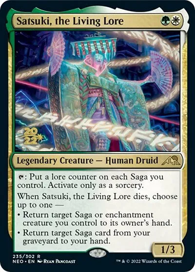 Satsuki, the Living Lore - Foil Satsuki The Living Lore