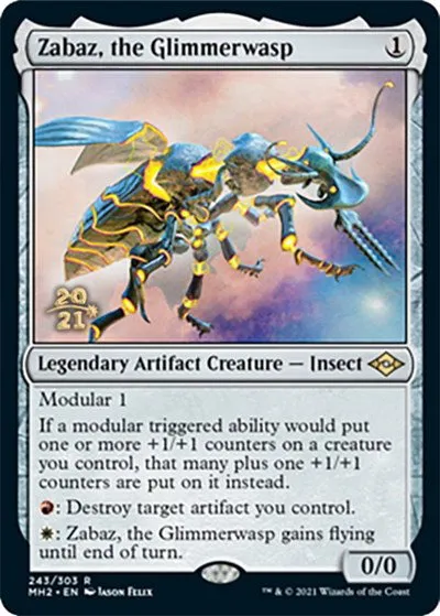 Zabaz, the Glimmerwasp - Foil Zabaz The Glimmerwasp