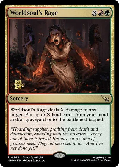 Worldsoul's Rage - Foil Worldsoul S Rage