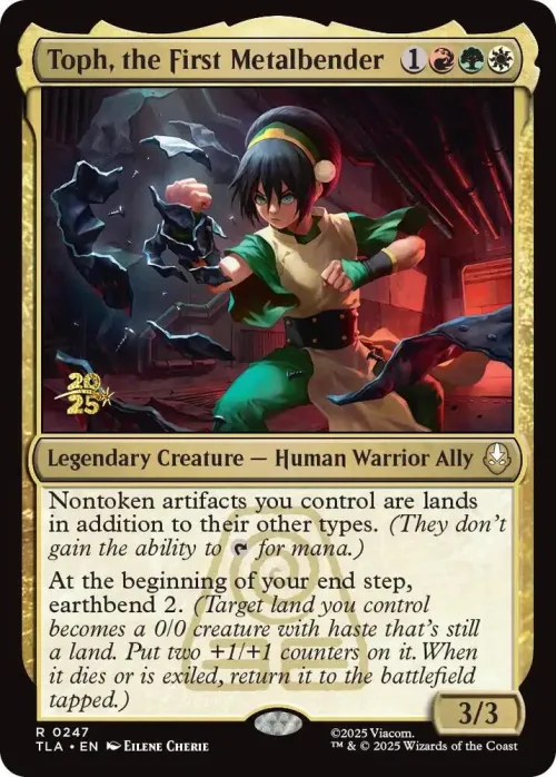 Toph, the First Metalbender - Foil Toph The First Metalbende