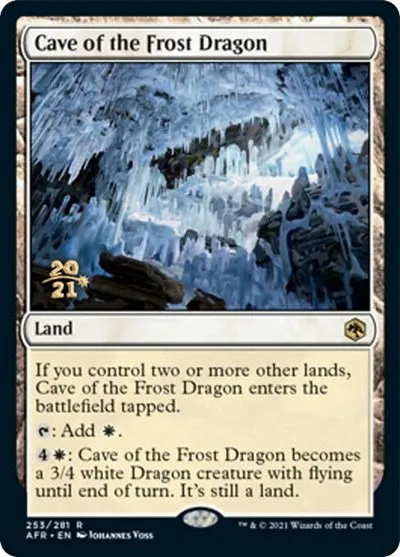Cave of the Frost Dragon - Foil Cave Of The Frost Dragon