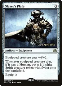 Slayer's Plate - Foil Slayer S Plate