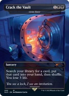 Crack the Vault - Grim Tutor - Foil
