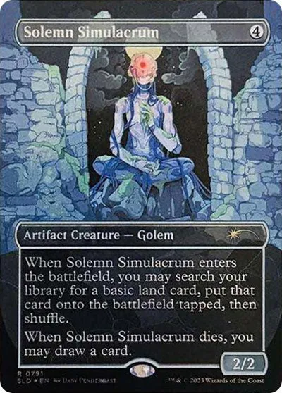 Solemn Simulacrum - Galaxy Foil