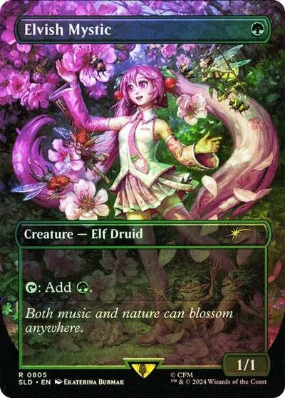 Elvish Mystic - Rainbow Foil