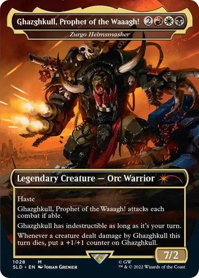 Ghazghkull, Prophet of the Waaagh! - Zurgo Helmsmasher - Foil