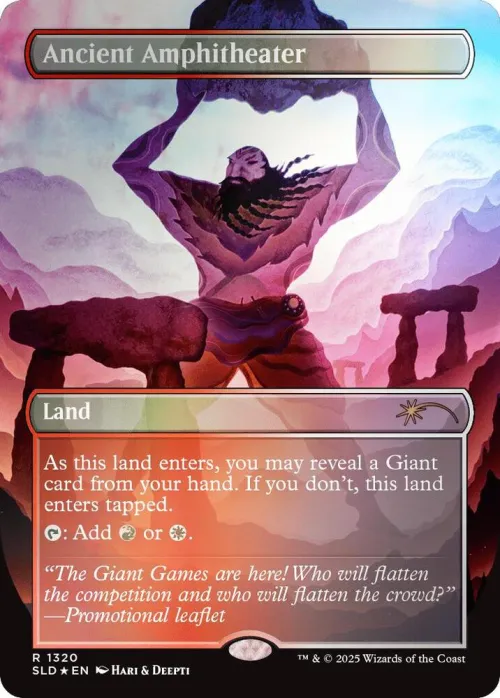 Ancient Amphitheater - Rainbow Foil