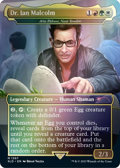 Dr. Ian Malcolm - Atla Palani, Nest Tender - Rainbow Foil