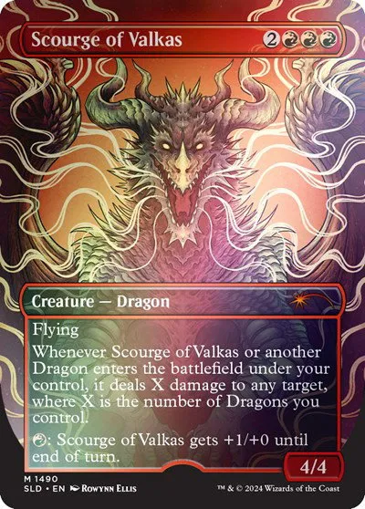Scourge of Valkas - Rainbow Foil